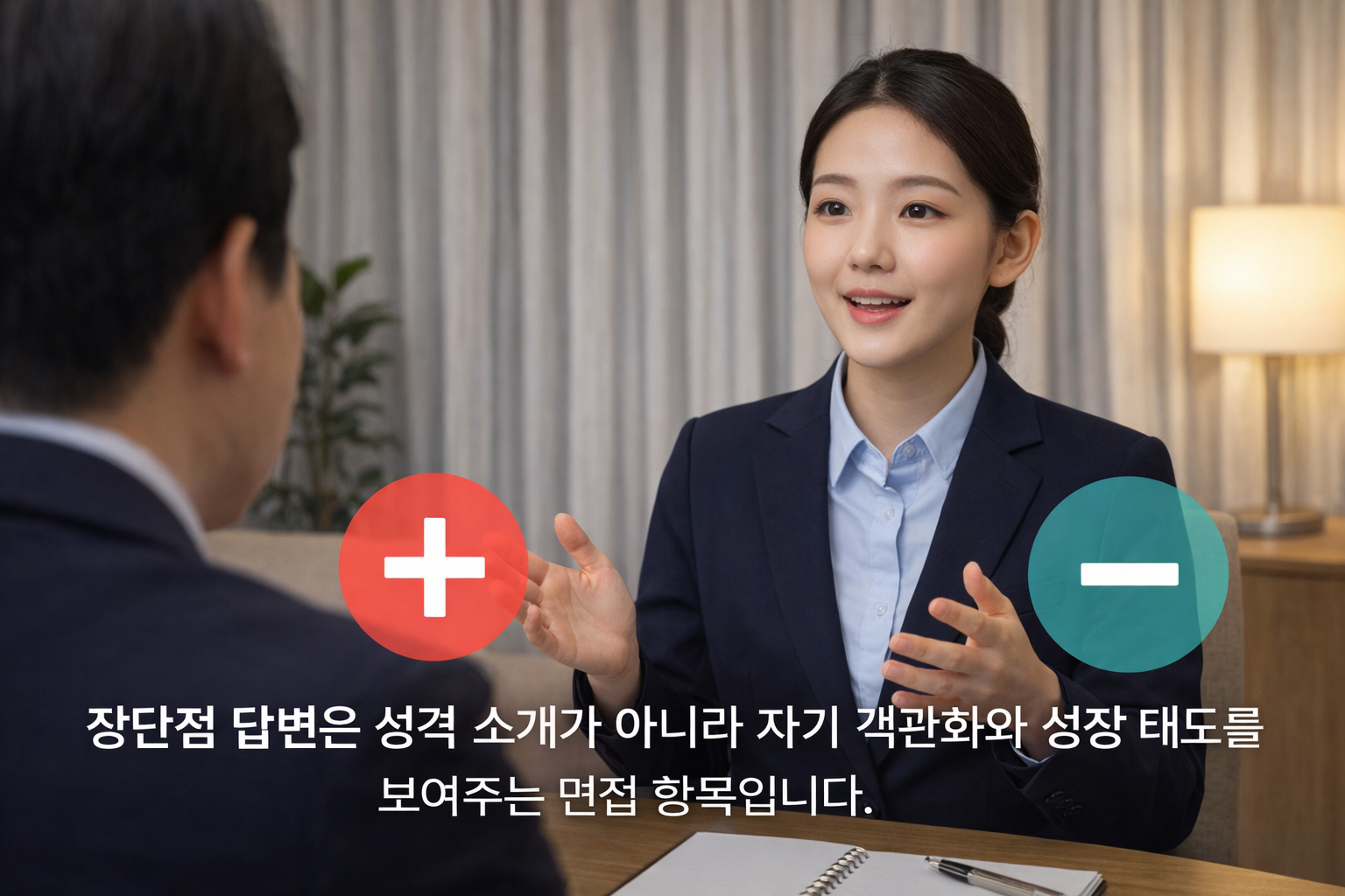 승무원 장단점 예시 면접 답변 이미지