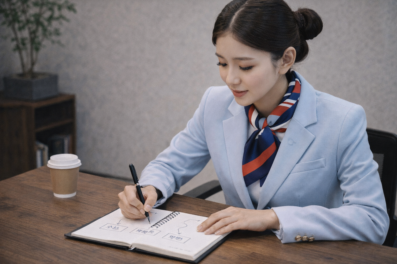 승무원 갈등 해결 답변 구조 정리 이미지