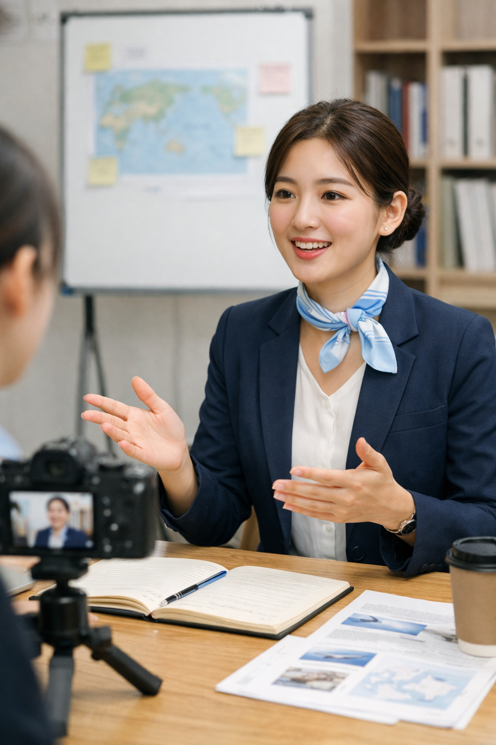 승무원 항공사 이해도 답변 연습 이미지